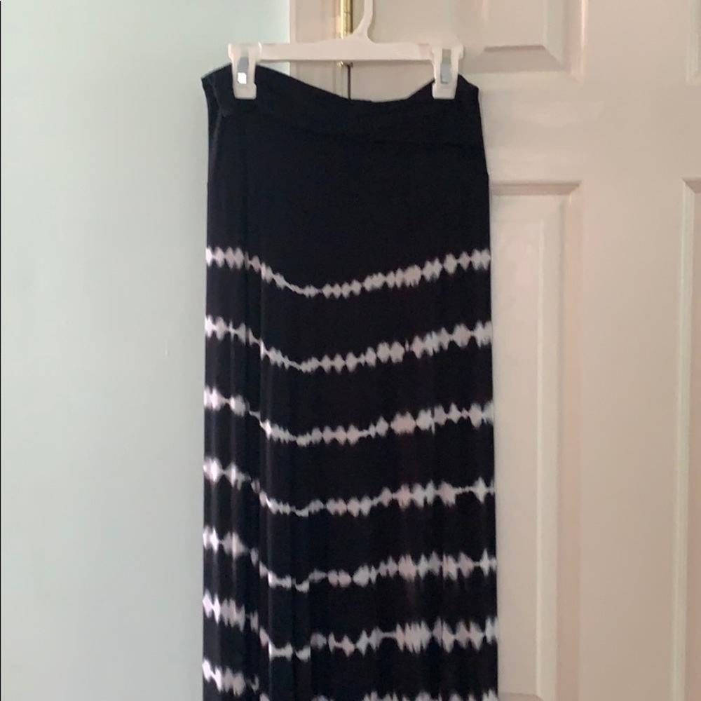 Zebra Maxi Skirt